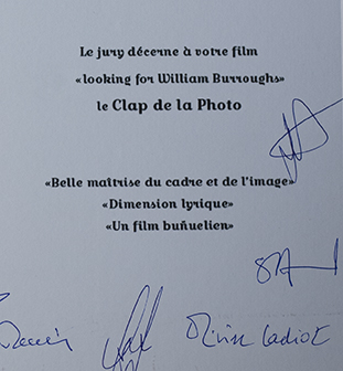 prix reçu au Marathon du film de vence