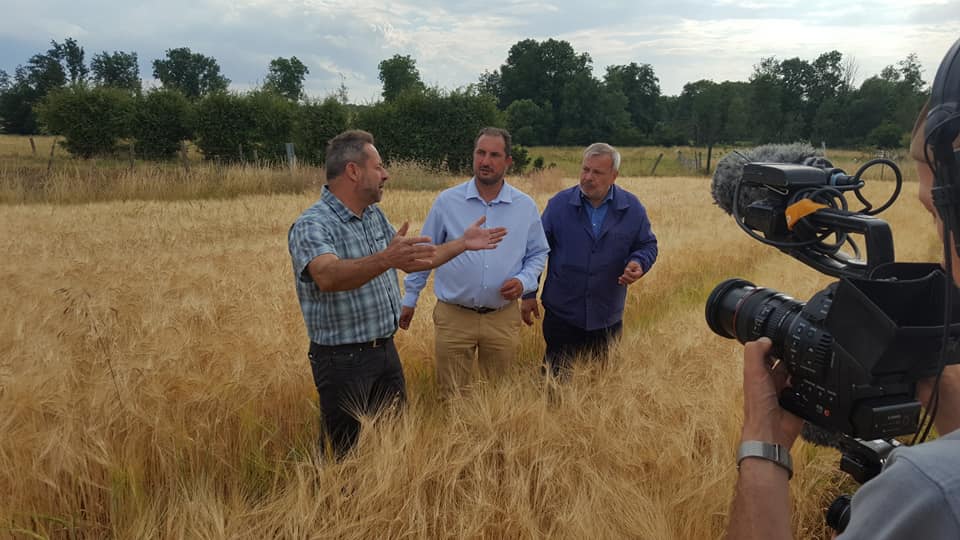 photo de tournage de l'émission Manger c'est voter Meuse