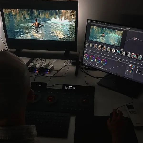 étalonnage sous Davinci resolve chez “la PAC”