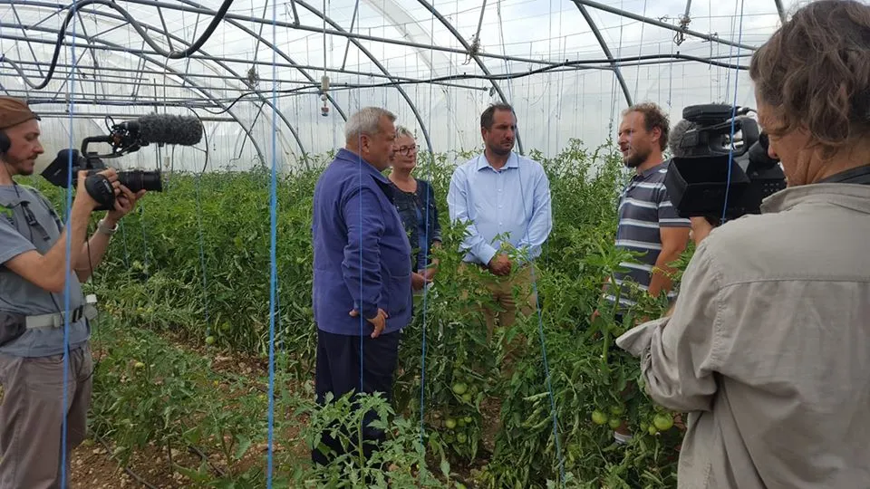 Séquence avec le maraîcher Thomas Leblanc