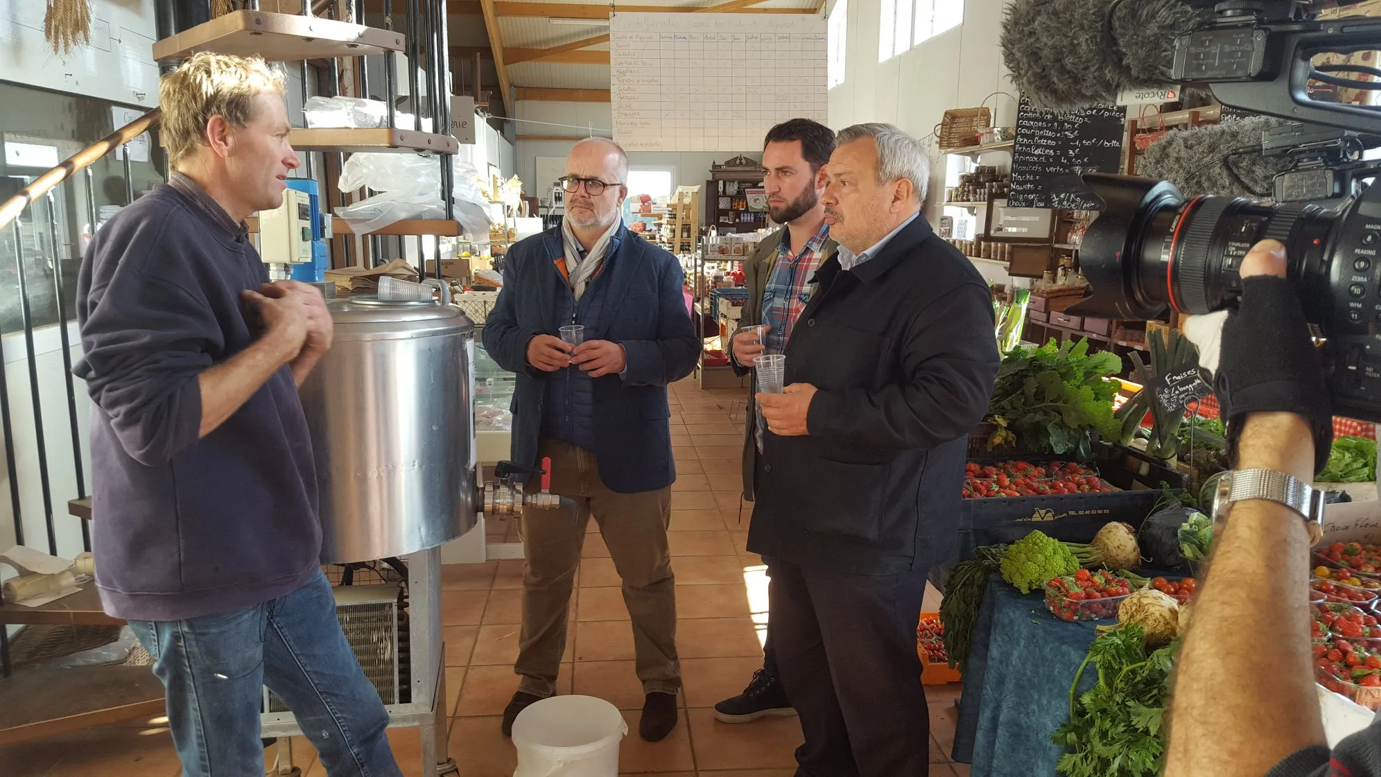 Jean-Louis Parent et son fils Mathieu sont maraichers