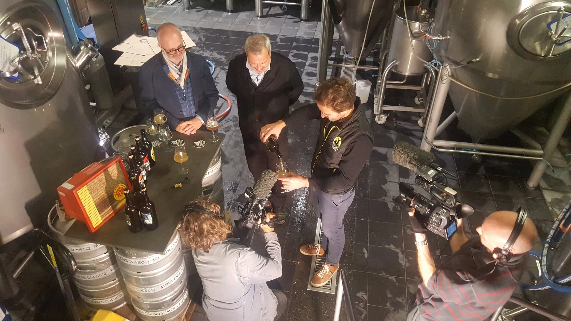 dans une brasserie artisanale de Villeneuve d’Ascq